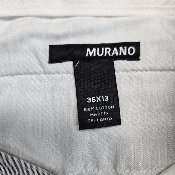 Murano Men’s Gray Pinstripe Cotton Shorts – Size 36 x 13 – NWT - Picture 9 of 15